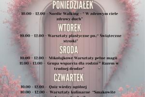 Plakat na Dni Otwarte w ŚDS