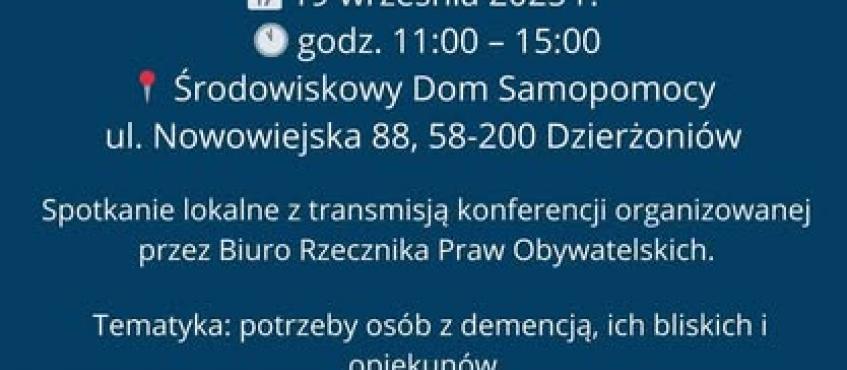 plakat reklamujący konferencję