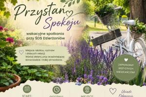 plakat reklamujący wydarzenie "Przystań spokoju"