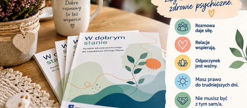 plakat informujący o dniu zdrowia psychicznego